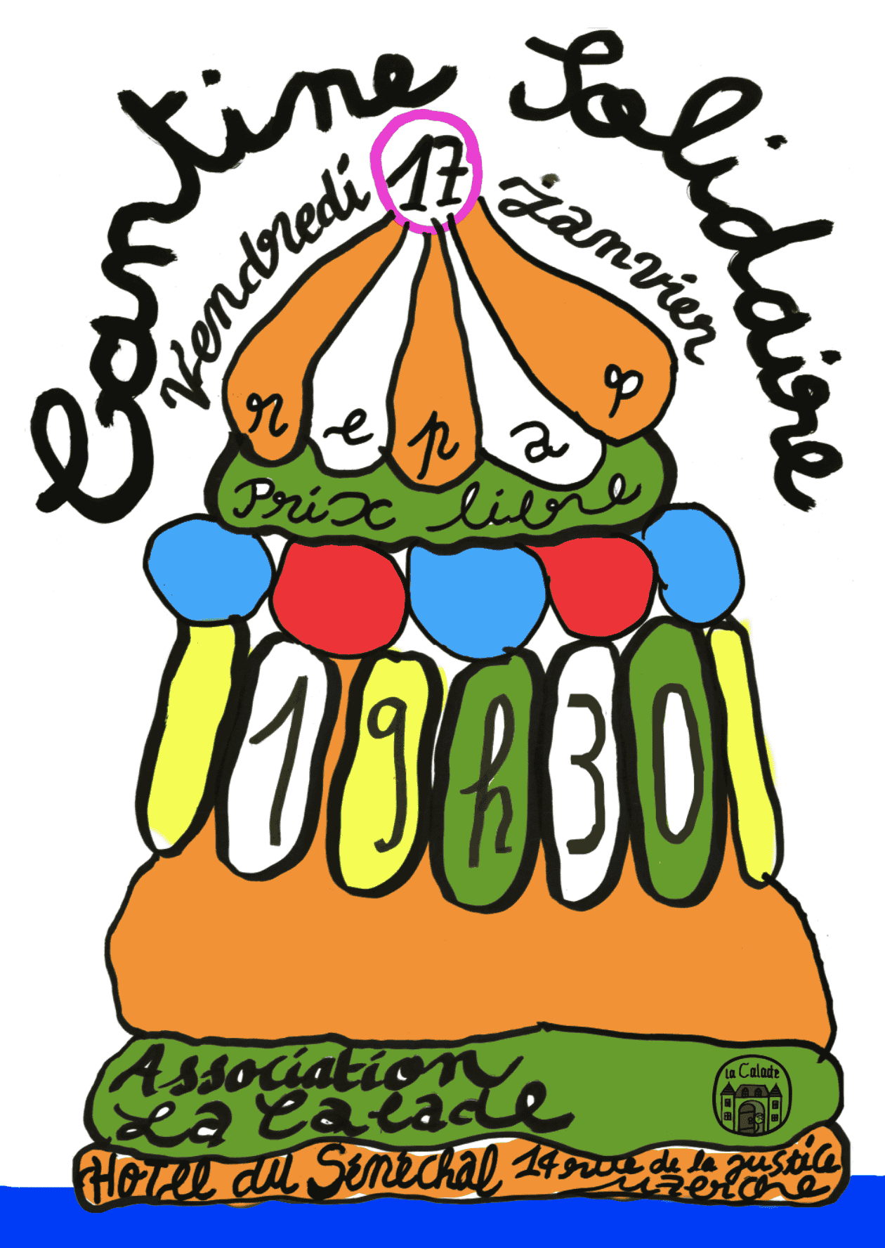 Affiche Cantine Solidaire Janvier