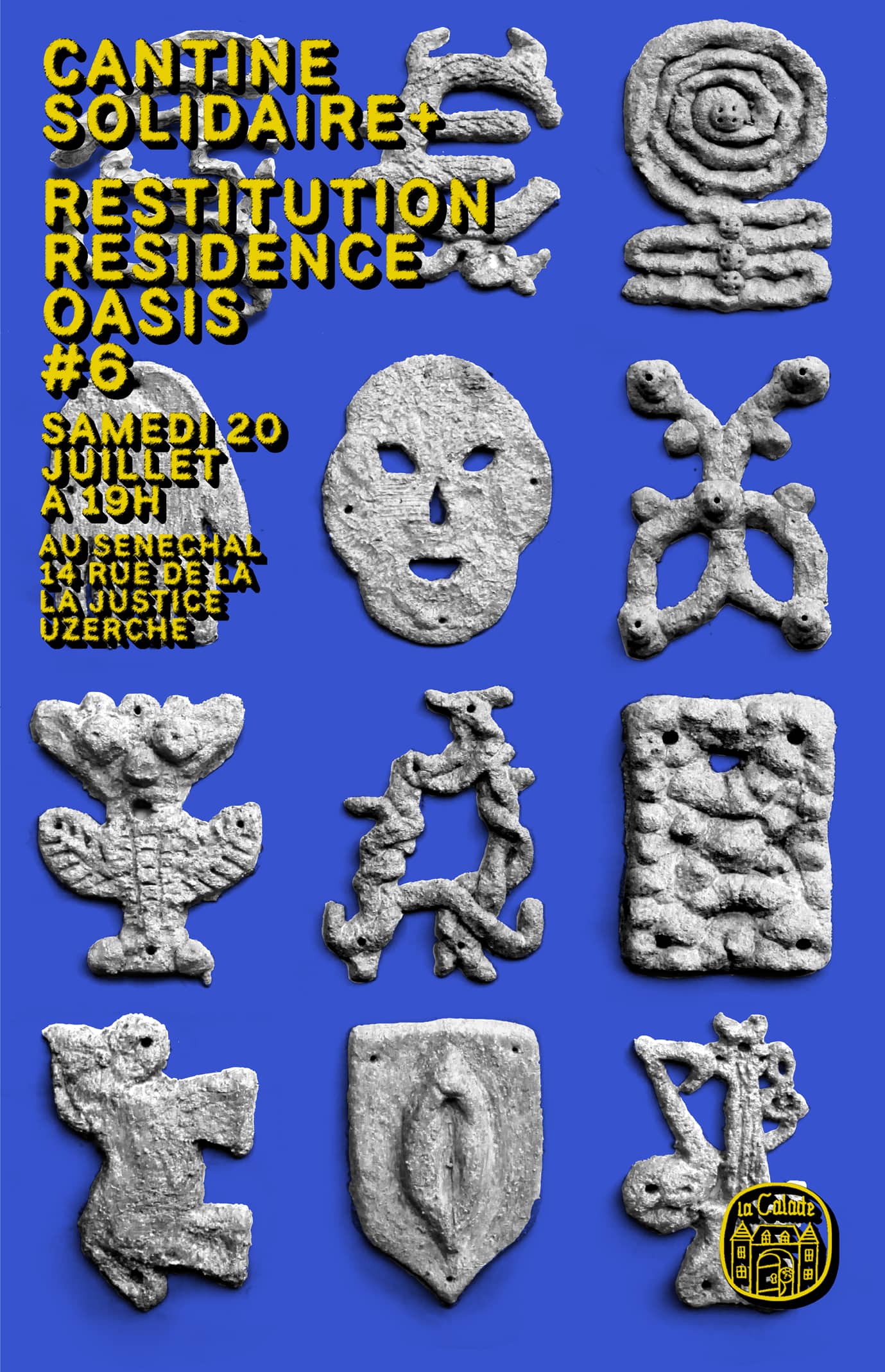 Affiche Cantine Oasis Juillet 2024