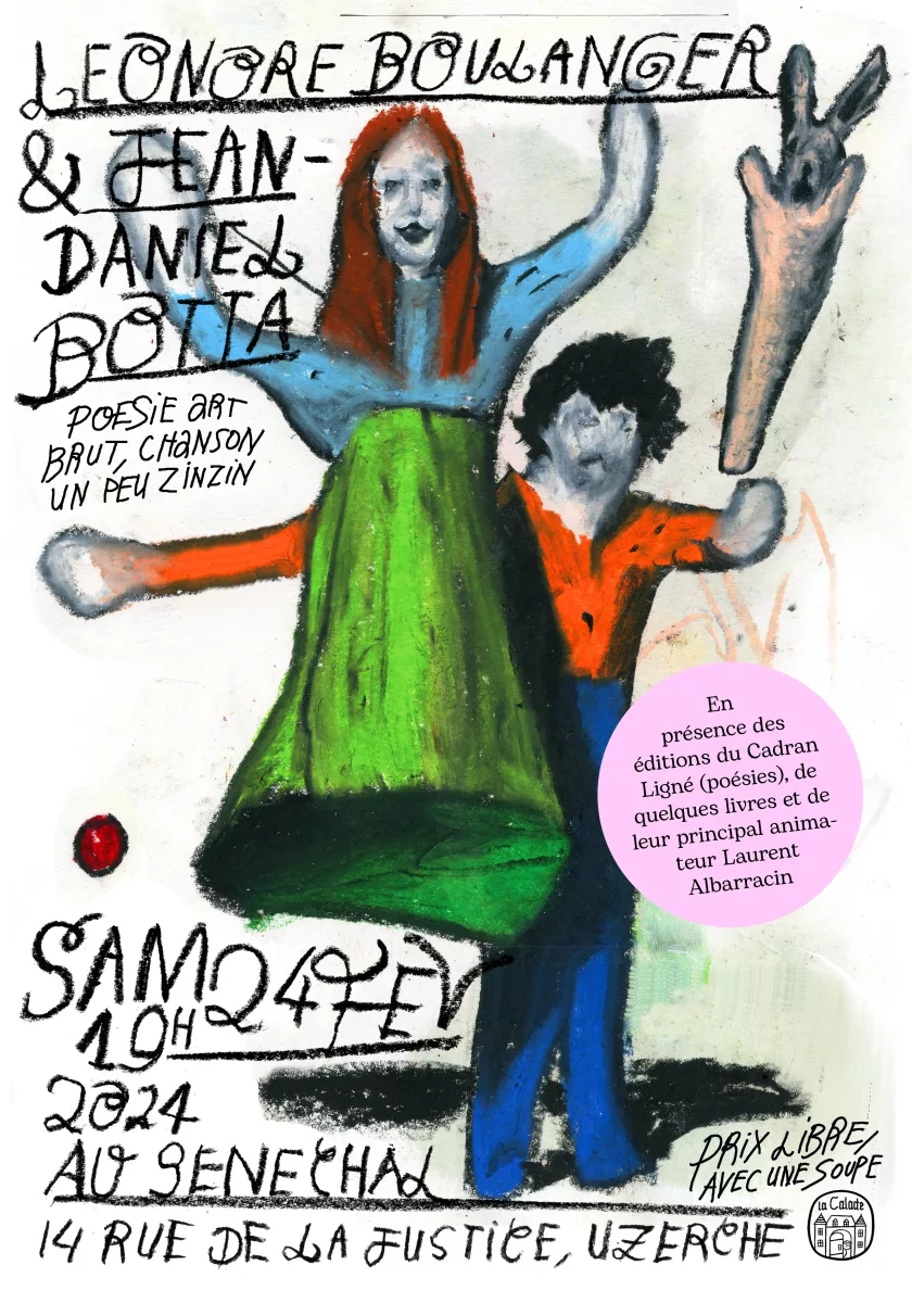 Affiche concert L&eacute;onore Boulander & Daniel Botta